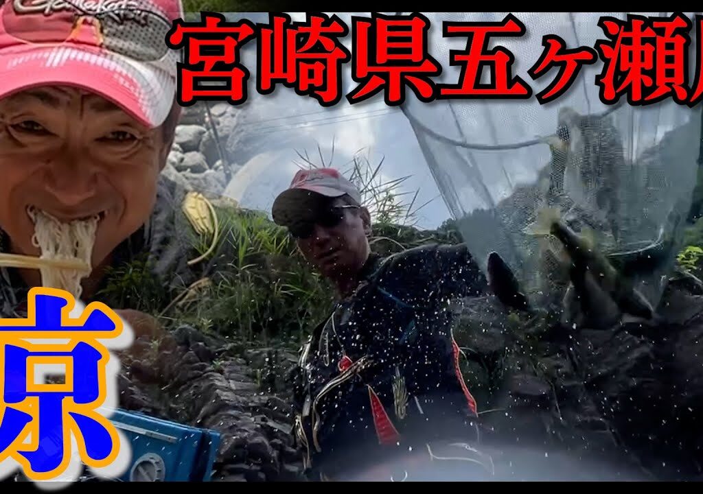 【涼】宮崎県五ヶ瀬川で2年ぶりの鮎掛けに行って癒されて来ました！