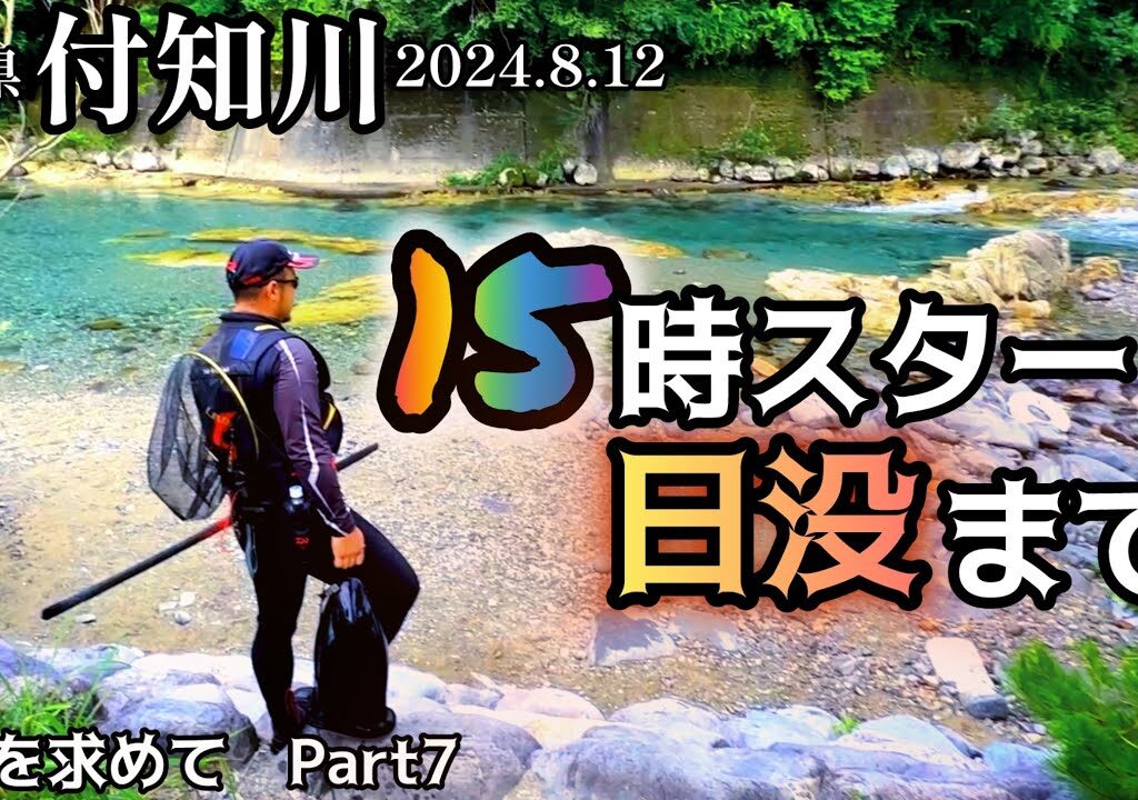 【鮎釣り】付知川（岐阜県）｜2024.8.12（月）【友釣り】