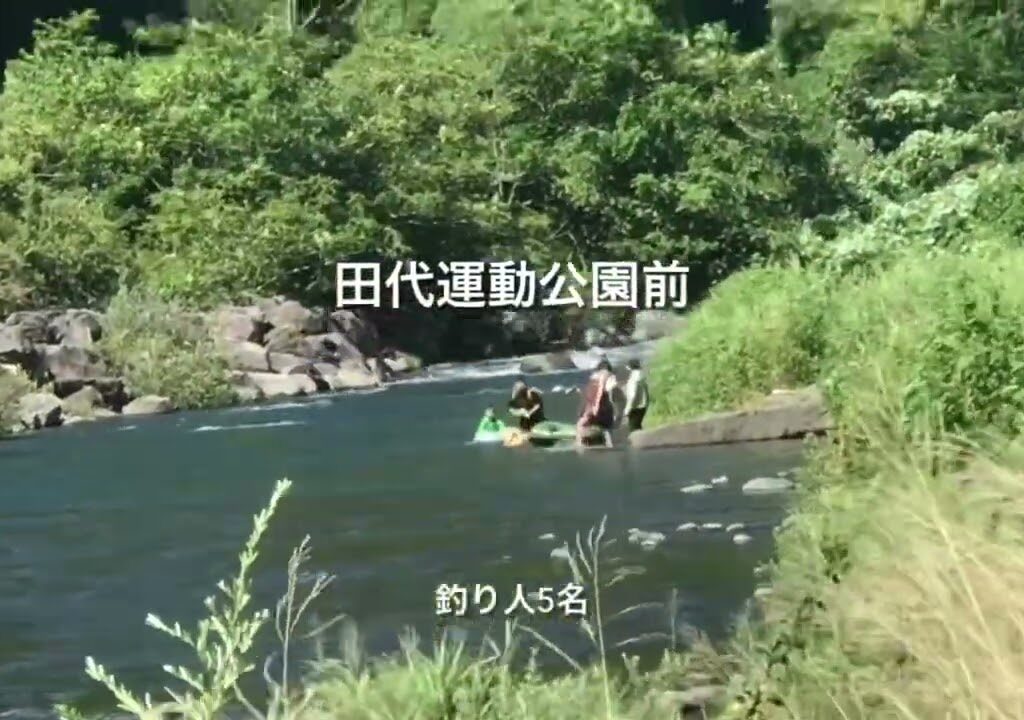 中津川鮎釣り人情報　No.281より抜粋　No.9 2024.8.17 09時〜09時45分頃
