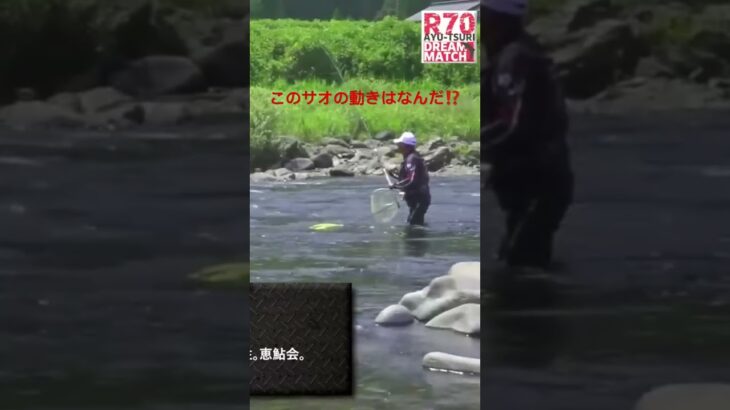 鮎釣りドリームマッチで入れ掛かりを演じた大ベテランの秘技。詳しくは本編で！#鮎釣り　#泳がせ釣り #友釣り