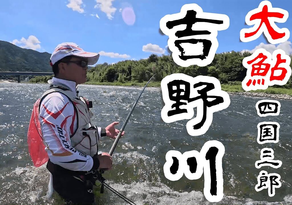 四国三郎！友釣り吉野川で大鮎に挑む！！～緊急企画～