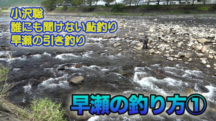 小沢聡 誰にも聞けない鮎釣り1 早瀬の釣り方①