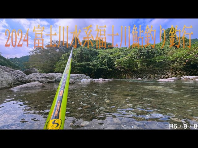 2024 富士川水系福士川鮎釣り釣行