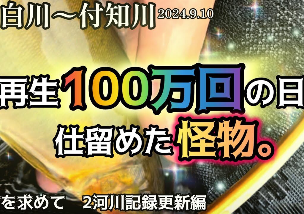 【鮎釣り】白川、付知川（岐阜県）｜2024.9.10（火）【友釣り】