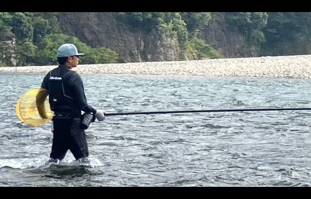 【鮎釣り】2024.9.4 北山川本流の幕開け　レベルMAXの流れに油断禁物！