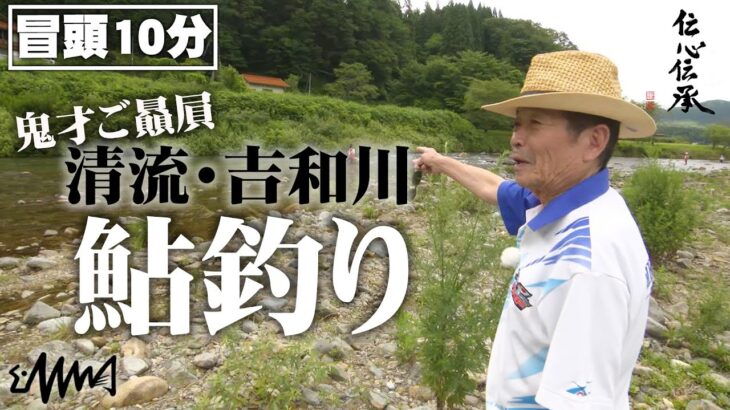 【新作特別公開】鬼才・松田稔が広島の清流で鮎釣りを楽しむ 『伝心伝承 252 広島県吉和川のアユ』【釣りビジョン】