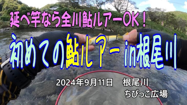 初めての鮎ルアーin根尾川