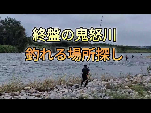 鬼怒川でデカい鮎 いま狙い時かも！