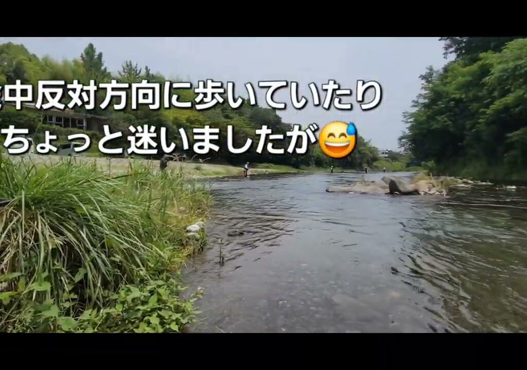 秋川短編。電車で日帰り鮎の友釣り🚋🚋💫