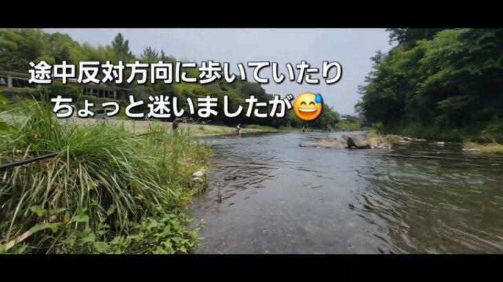 秋川短編。電車で日帰り鮎の友釣り🚋🚋💫