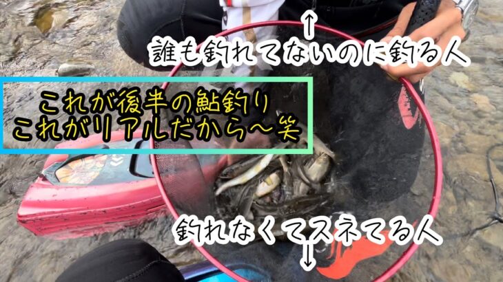 秋川小峰オトリ店前！終盤あゆ釣り