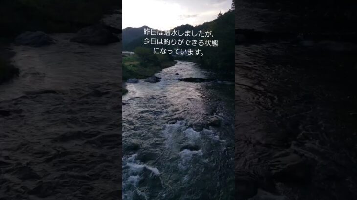 釣りができる状態になっています。