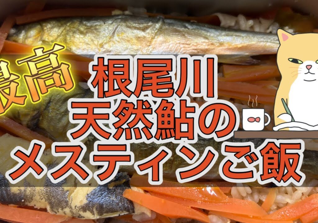 根尾川の天然鮎で夕飯作ってみた🐟かずマックスのメスティン料理