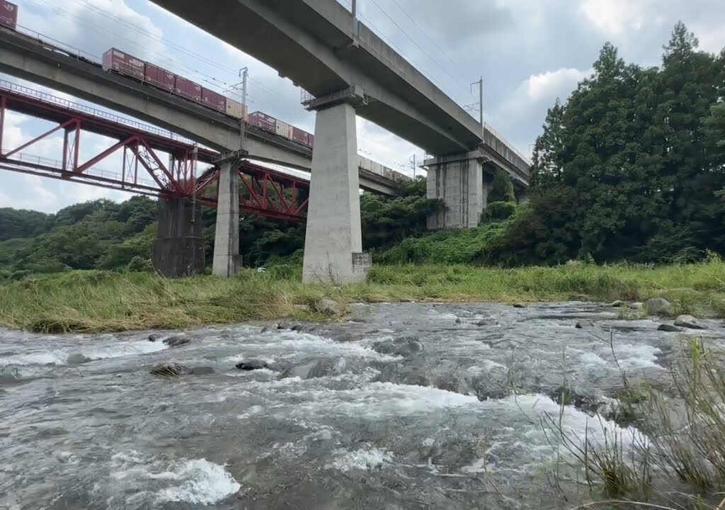 那珂川黒磯地区で後半戦の鮎釣り