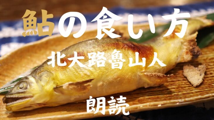 北大路魯山人『鮎の食い方』を朗読してみました。【低音域の男性による朗読】