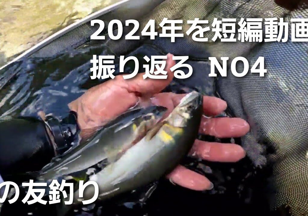 鮎釣り2024年を短編動画で振り返るNO4【6月3日午後の部 入れ掛かり】
