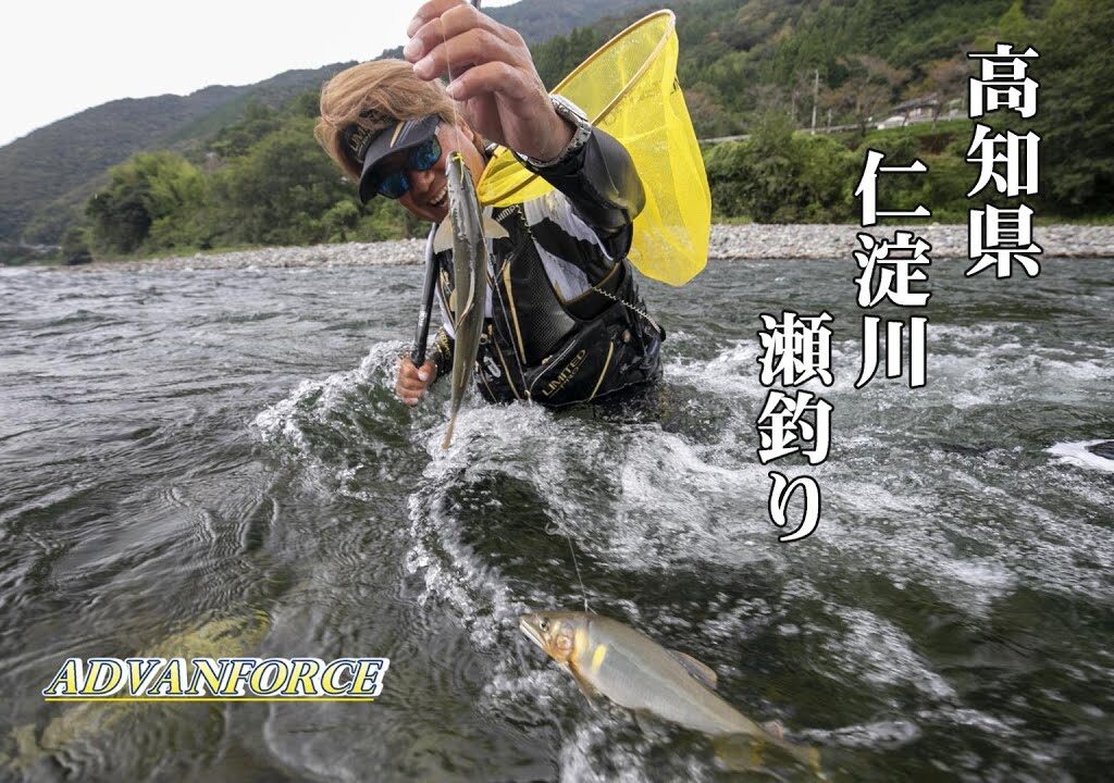 【2025鮎釣り】新シマノ アドバンフォースで仁淀川の瀬で大アユ釣り！