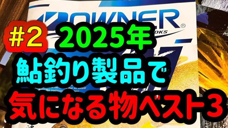 [2025年度鮎釣り]  気になる商品ベスト3
