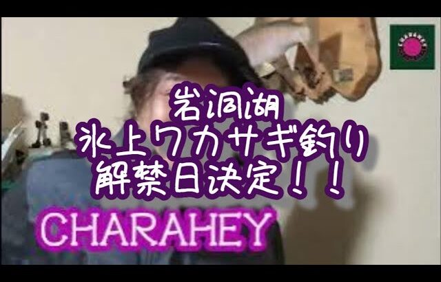岩洞湖氷上ワカサギ釣り解禁決定！！雑談回