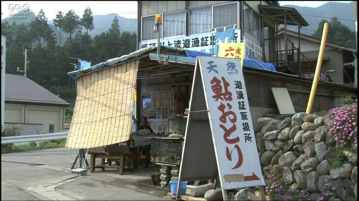 アユ釣りのおとり店