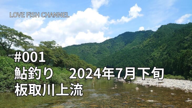 鮎釣り#1  2024年7月下旬 板取川上流