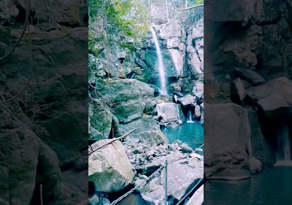 鮎屋の滝 (あいやの滝) 淡路島。リメイクFullバージョン