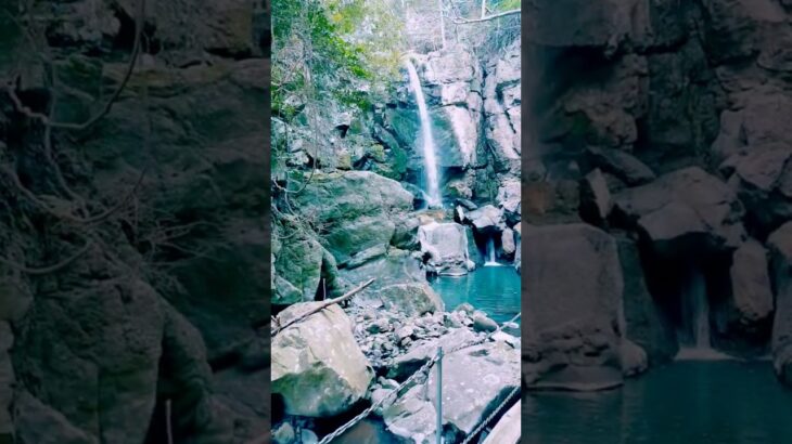 鮎屋の滝 (あいやの滝) 淡路島。リメイクFullバージョン