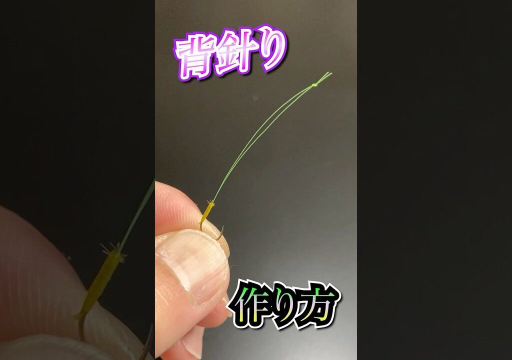 “背バリ”  作り方(鮎)                        #fishing #竿 #仕掛け #自作仕掛け #釣り #鮎釣り #友釣り #owner