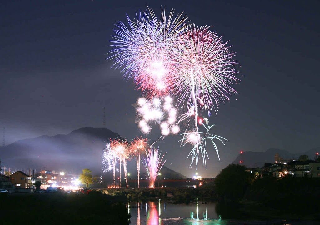 LIVE配信🔴花まつり鮎まつり/闘竜灘花火大会2025.5.3今年は滝野六甲から配信