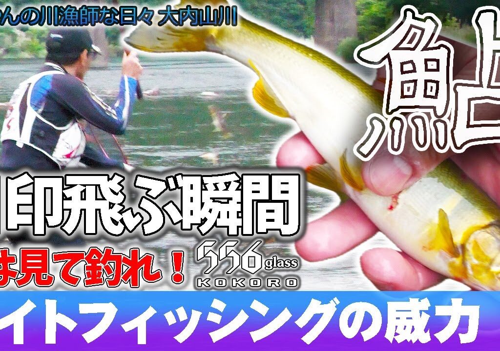 【鮎】目印飛ぶ瞬間 アユは見て釣れ サイトフィッシングの威力 三重県大内山川 かじやんの川漁師な日々