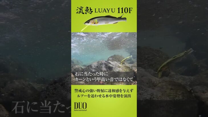 【ルアー鮎】キャスティング専用 鮎ルアー 流鮎110F