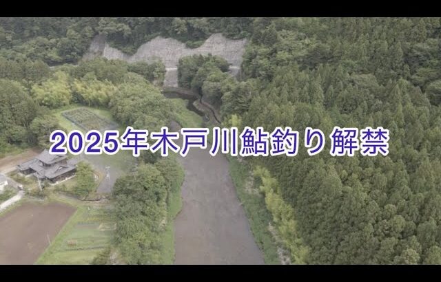 2025年6月28日木戸川鮎釣り解禁