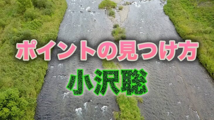 鮎釣り 小沢聡 ポイントの見つけ方