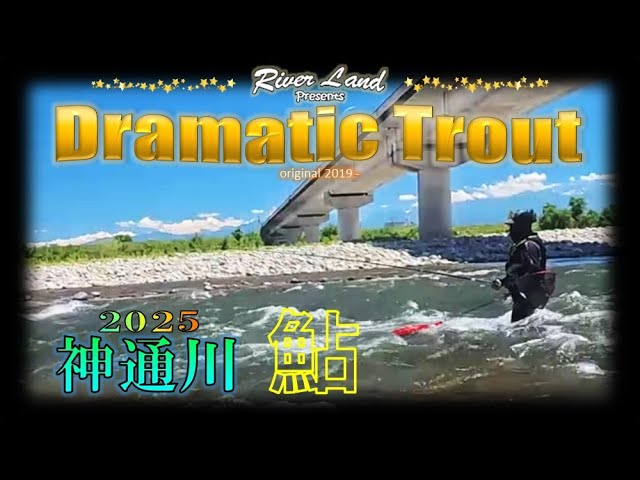 【鮎釣り】神通川2025 ハイシーズン前の肩慣らし ～ドラマティックトラウト trout fishing japan