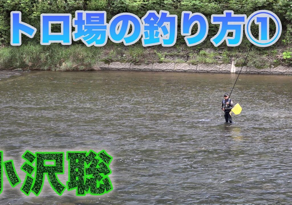 鮎釣り 小沢聡 トロ場の釣り方①