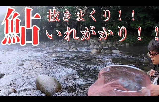 鮎釣り爆釣の粕尾川解禁。粕尾川のポテンシャルを遊び尽くす！