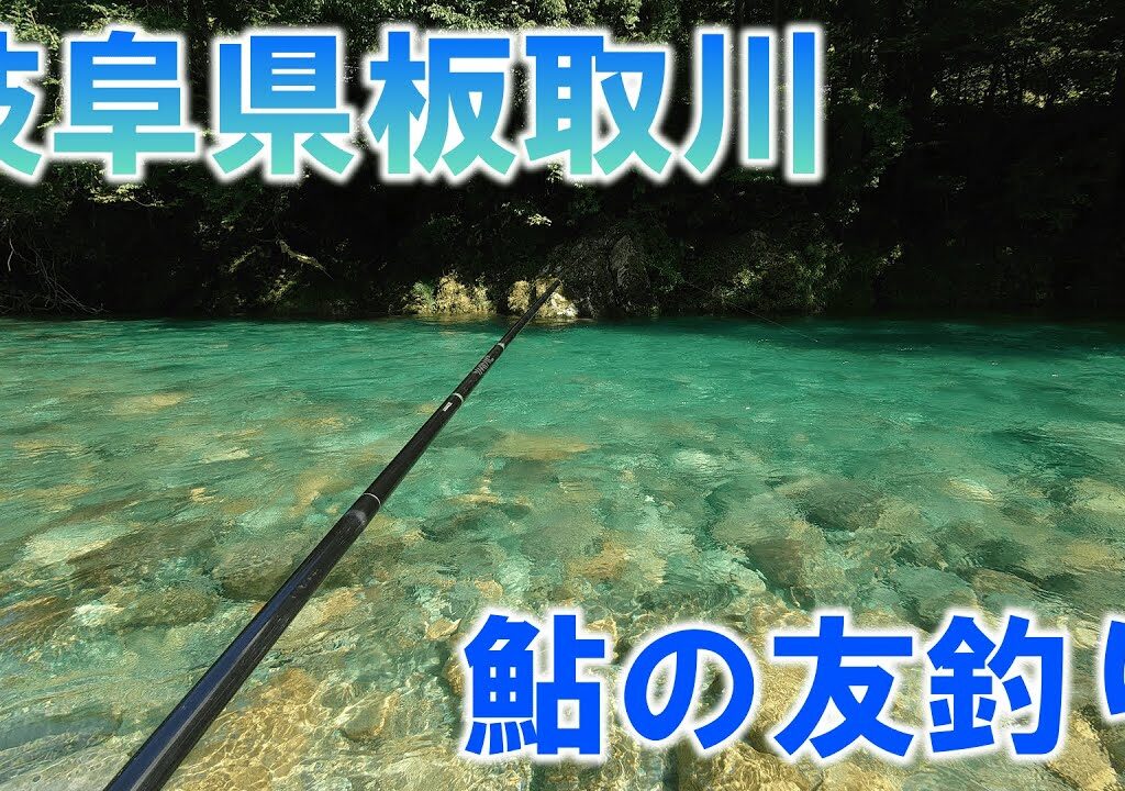 【板取川鮎釣り】人生2回目の鮎釣りで初アユゲット！？岐阜県の清流、板取川でアユ釣りをやってみた！【アユ釣り】