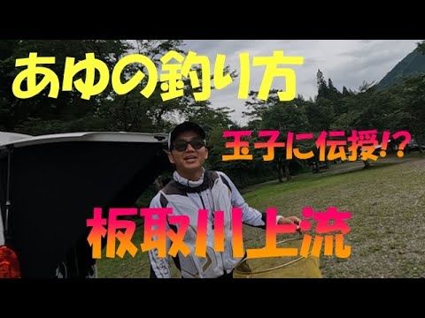 #88【伸び悩む人必見！】迷えるアユ釣り玉子へ釣り方レクチャー　in 板取川上流　★島　啓悟☆鮎　入れ追い