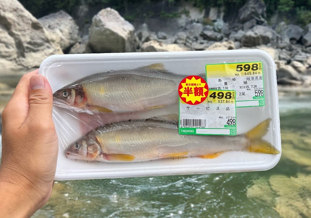 売れ残っていたアユに針つけたらヤバすぎ…