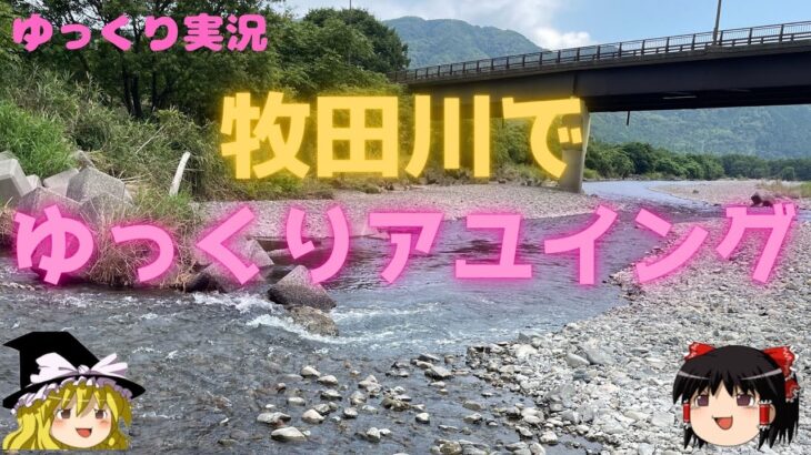 【ゆっくり釣り】【ゆっくり実況】【牧田川アユイング】２０２５年７月３０日岐阜県牧田川でのゆっくりアユイング実況です。