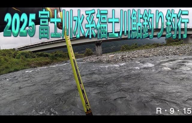 2025 富士川水系福士川鮎釣り釣行