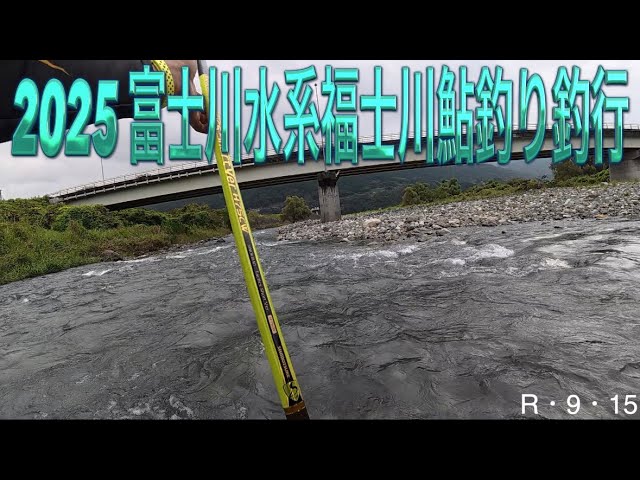 2025 富士川水系福士川鮎釣り釣行