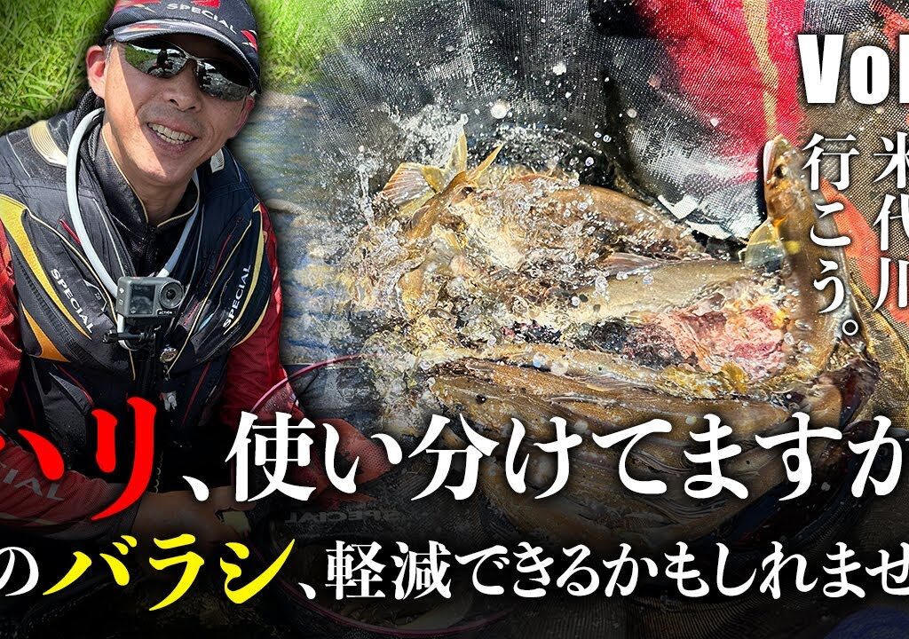 バラシ対策にはコレです。【鮎釣り】
