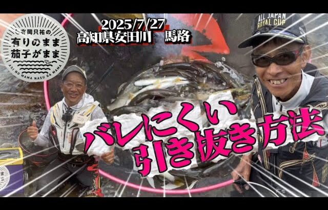 少しの工夫で釣果アップ【鮎釣り】