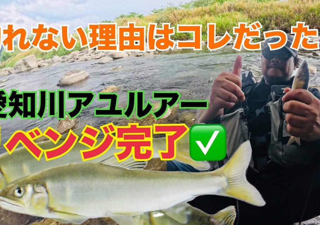リベンジ！【鮎ルアー】愛知川へ鮎ルアーリベンジへ！釣れない理由はコレだった！