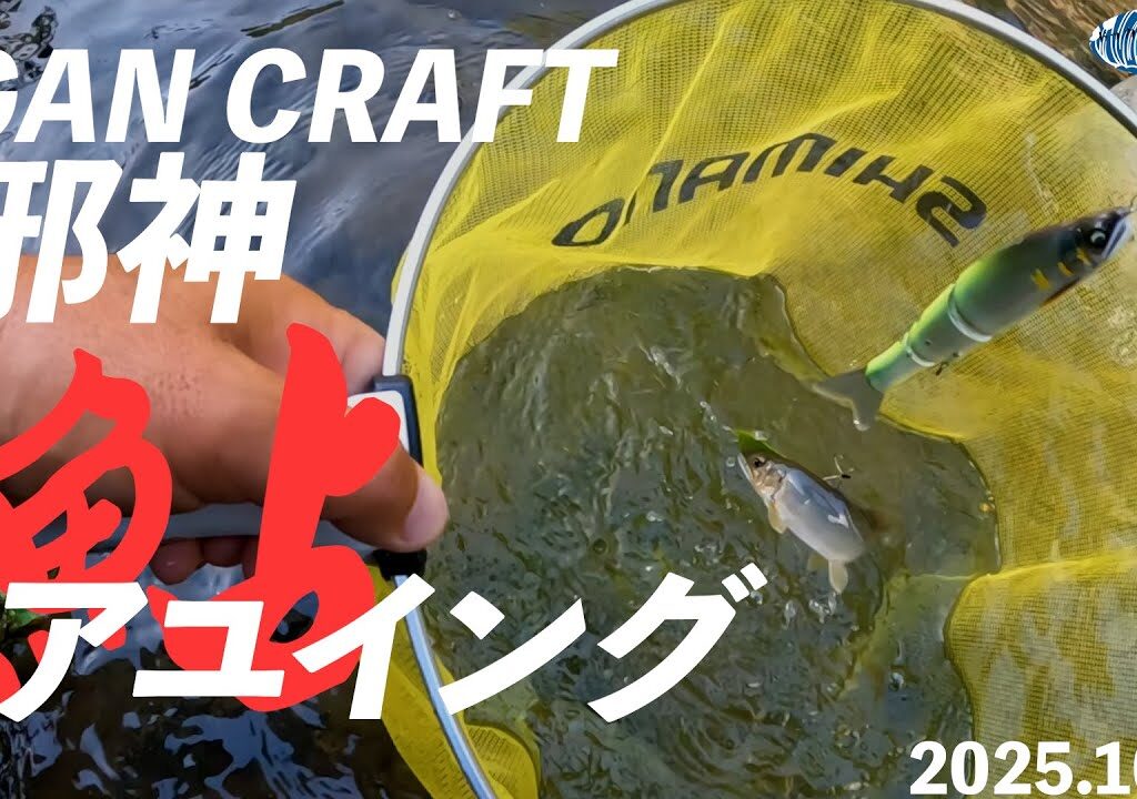 ガンクラフトの邪神でアユイング【鮎釣り 2025.10.09】