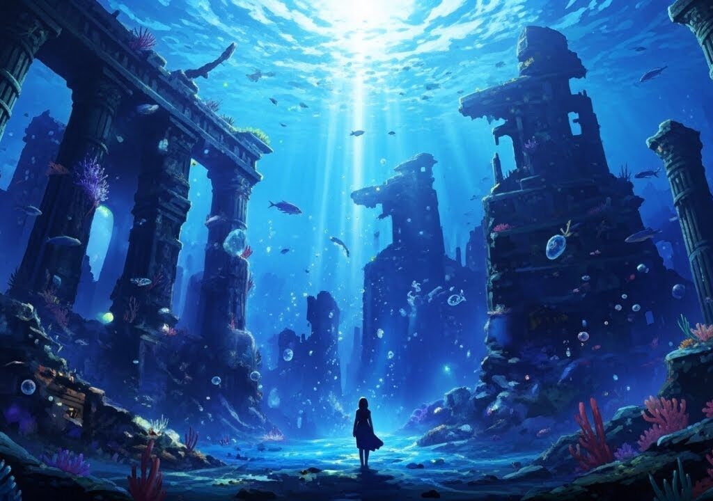 エセルガルドの最後の歌：睡眠・集中・リラクゼーションのための水中ケルトファンタジー音楽