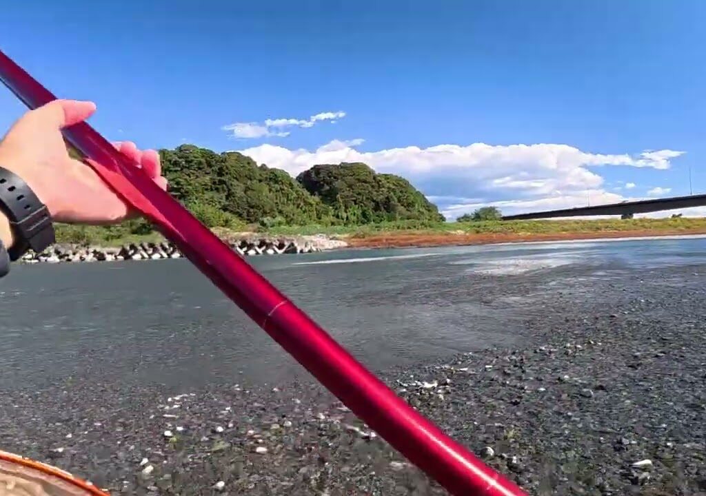 2025 富士川本流鮎釣り釣行　納竿