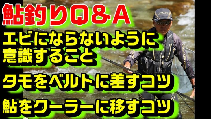 鮎釣り質問 A-8 2026年2月6日 鮎釣りに関する質問はこちらから  https://youtu.be/WaTUxhQ9Oxg