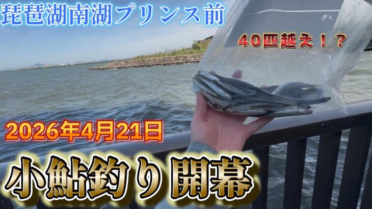 2026年小鮎釣り開幕しました！in琵琶湖南湖プリンス前